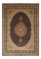 Täbriz - 50 Raj Teppich 249x350cm - Perserteppich - dunkelbraun