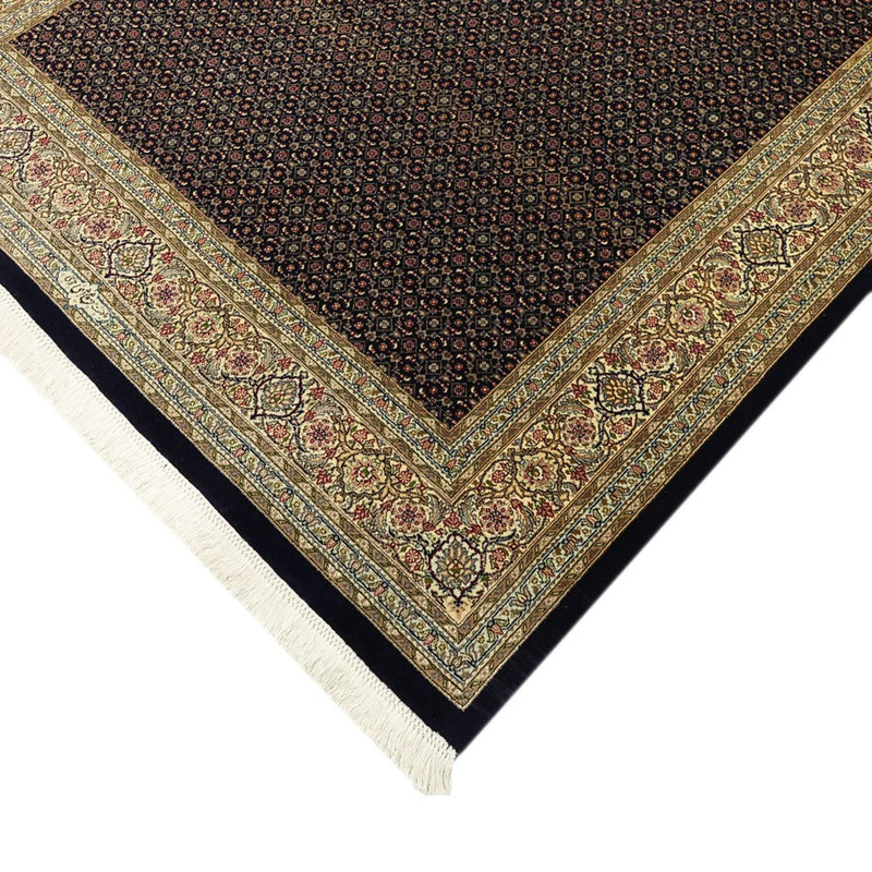 Täbriz - 50 Raj Teppich 153x194cm - Perserteppich - dunkelbeige