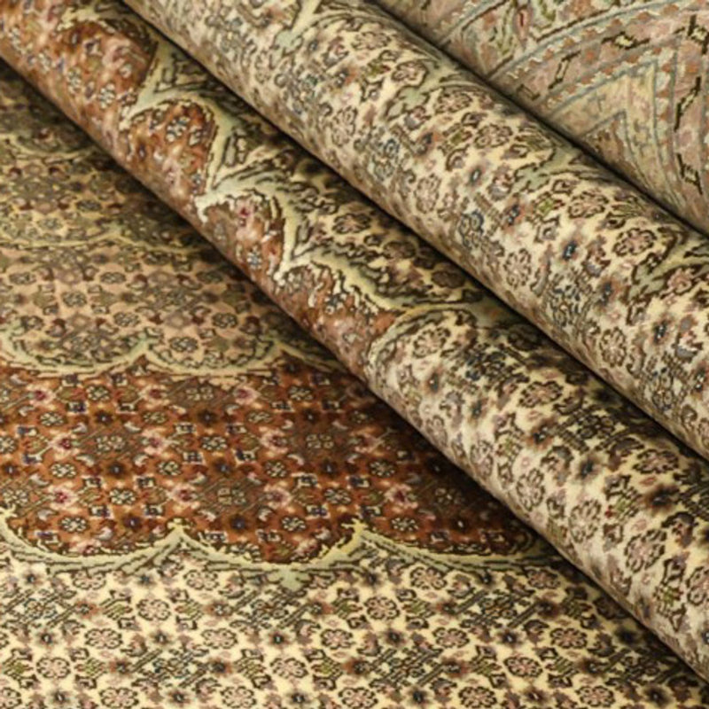 Täbriz - 50 Raj Teppich 248x357cm - Perserteppich - hellbeige