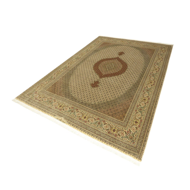 Täbriz - 50 Raj Teppich 248x357cm - Perserteppich - hellbeige