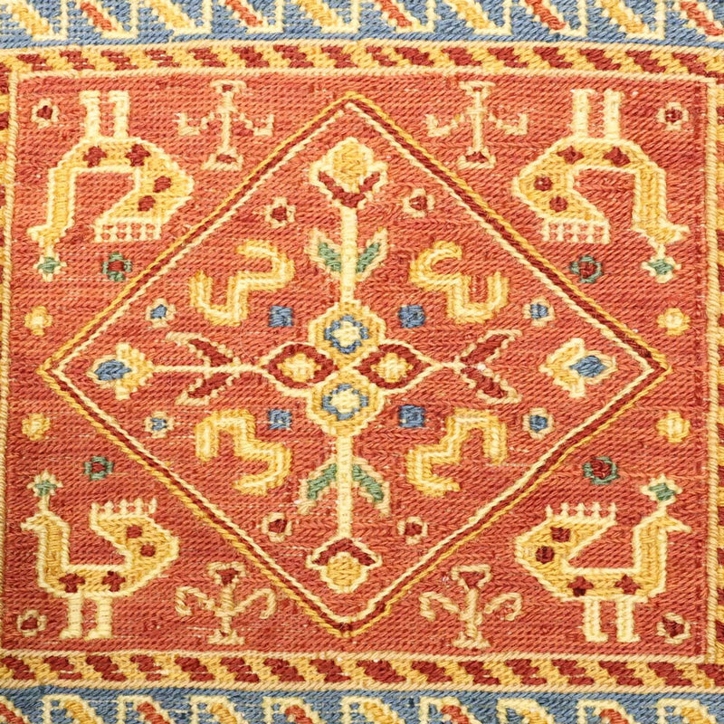 Kelim Fars Teppich 111x155cm - mehrfarbig