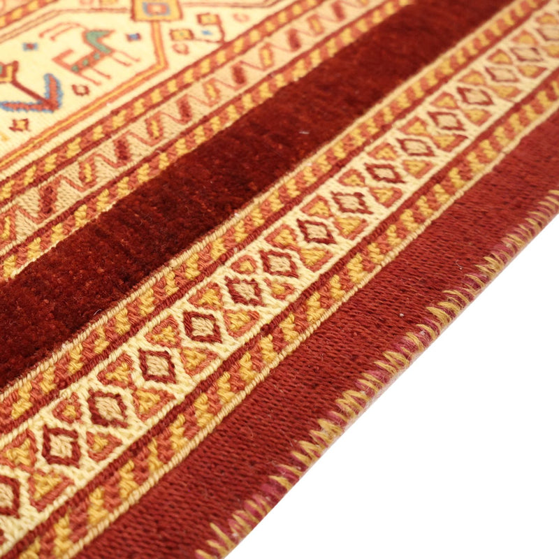 Kelim Fars Teppich 111x155cm - mehrfarbig