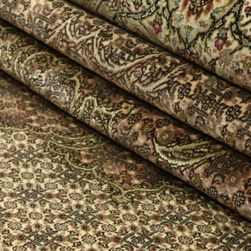Täbriz - 50 Raj Teppich 203x303cm - Perserteppich - dunkelbeige