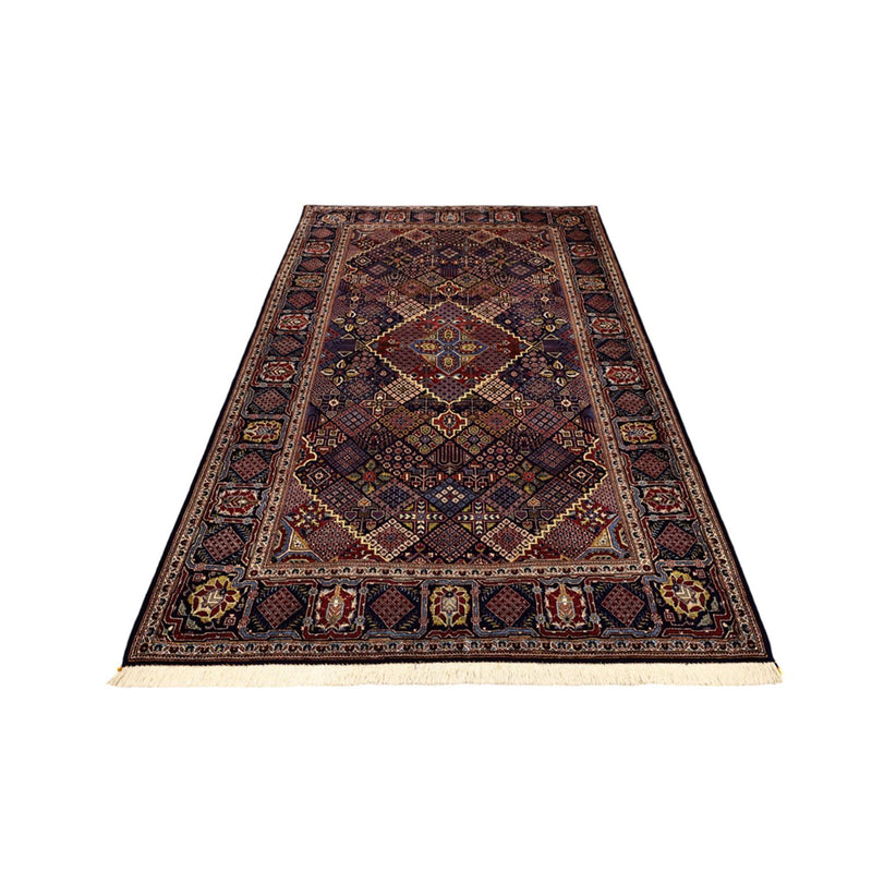 Keshan Teppich 140x215cm - Perserteppich - dunkelblau