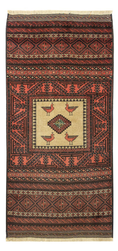 Belutsch Teppich 96x198cm - Orientteppich - mehrfarbig