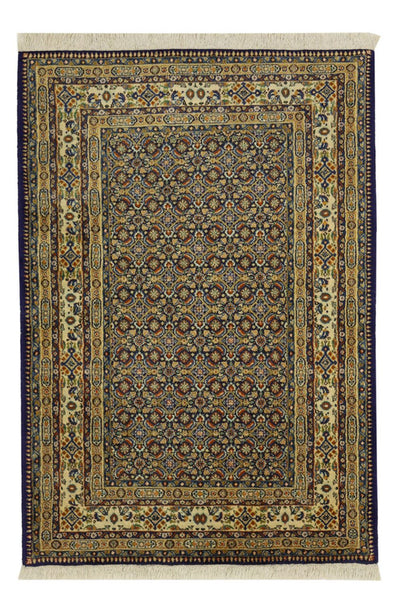 Moud Teppich 99x146cm - Perserteppich - dunkelgrün