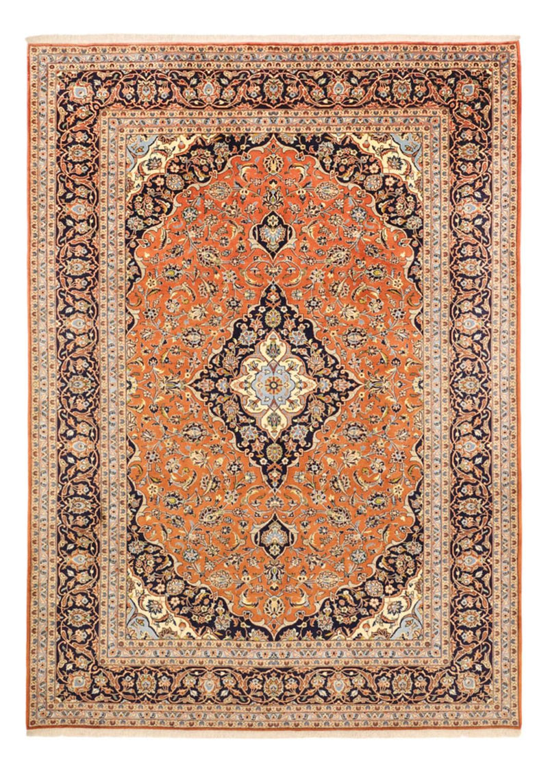 Keshan Teppich 251x347cm - Perserteppich - hellrot