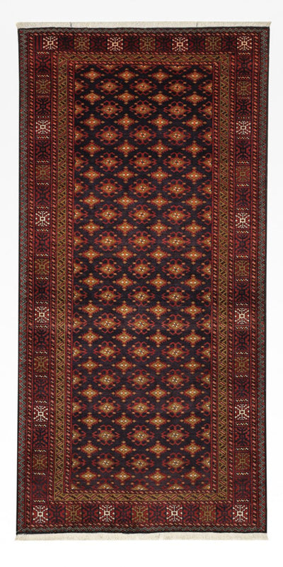 Belutsch Teppich 108x220cm - Orientteppich - dunkelbraun
