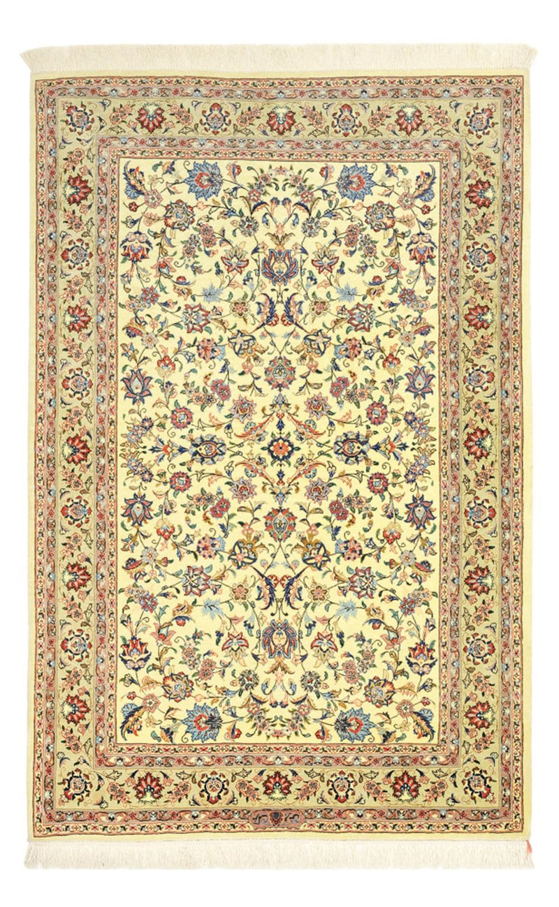 Isfahan Teppich 100x153cm - Perserteppich - beige