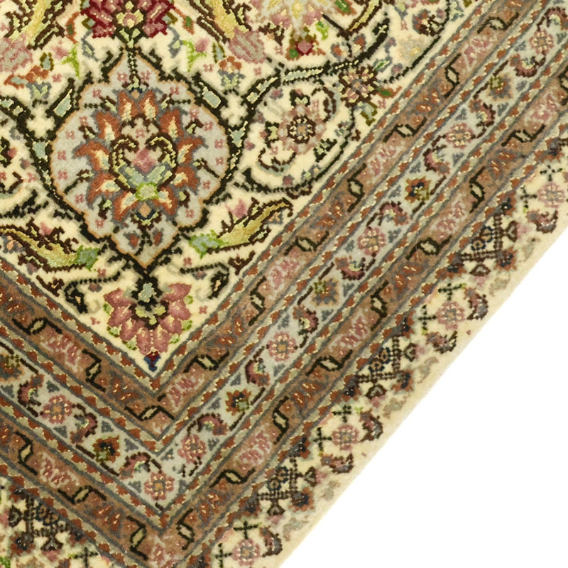 Täbriz Teppich 201x300cm - Perserteppich - hellbeige