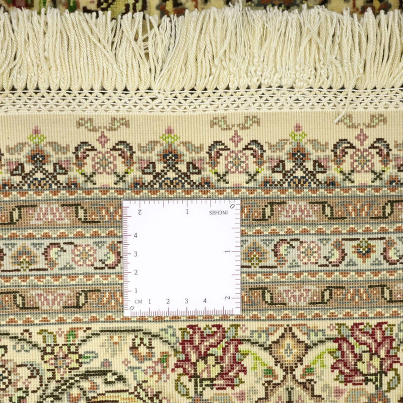 Täbriz Teppich 201x300cm - Perserteppich - hellbeige