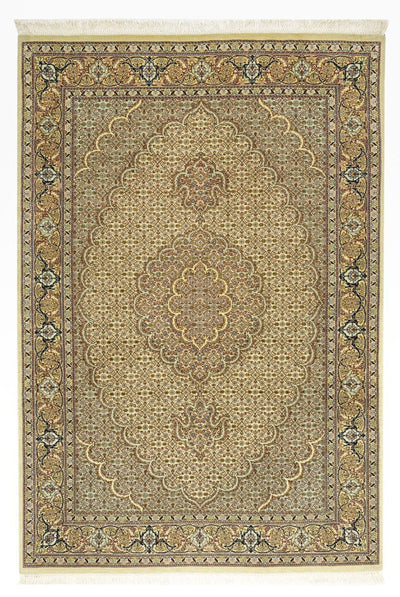 Täbriz Teppich 102x148cm - Perserteppich - sand