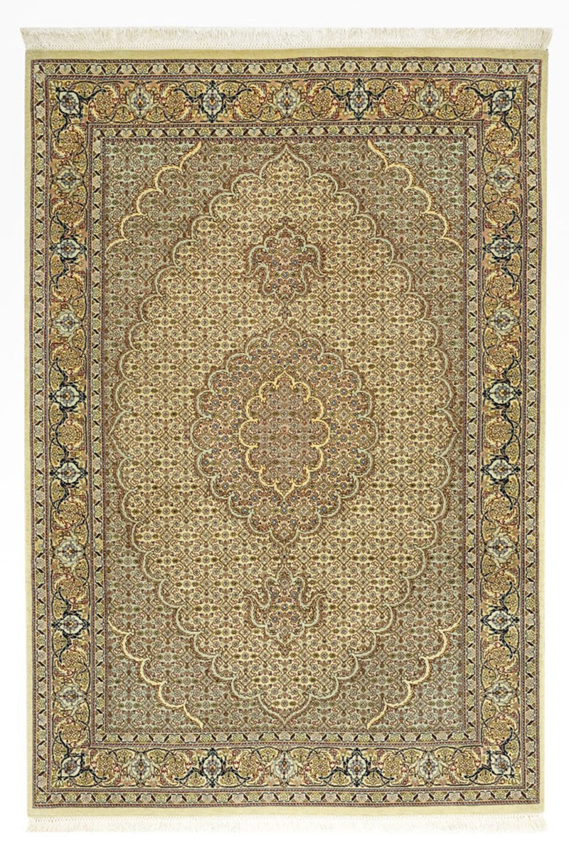 Täbriz Teppich 102x148cm - Perserteppich - sand