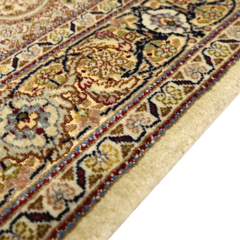 Täbriz Teppich 102x148cm - Perserteppich - sand