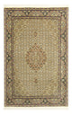 Täbriz - 50 Raj Teppich 101x152cm - Perserteppich - sand