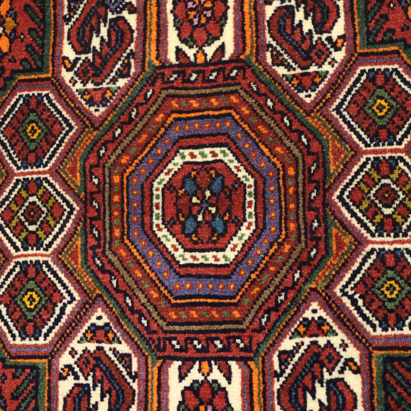 Gholtogh Teppich 100x150cm - Perserteppich - dunkelrot