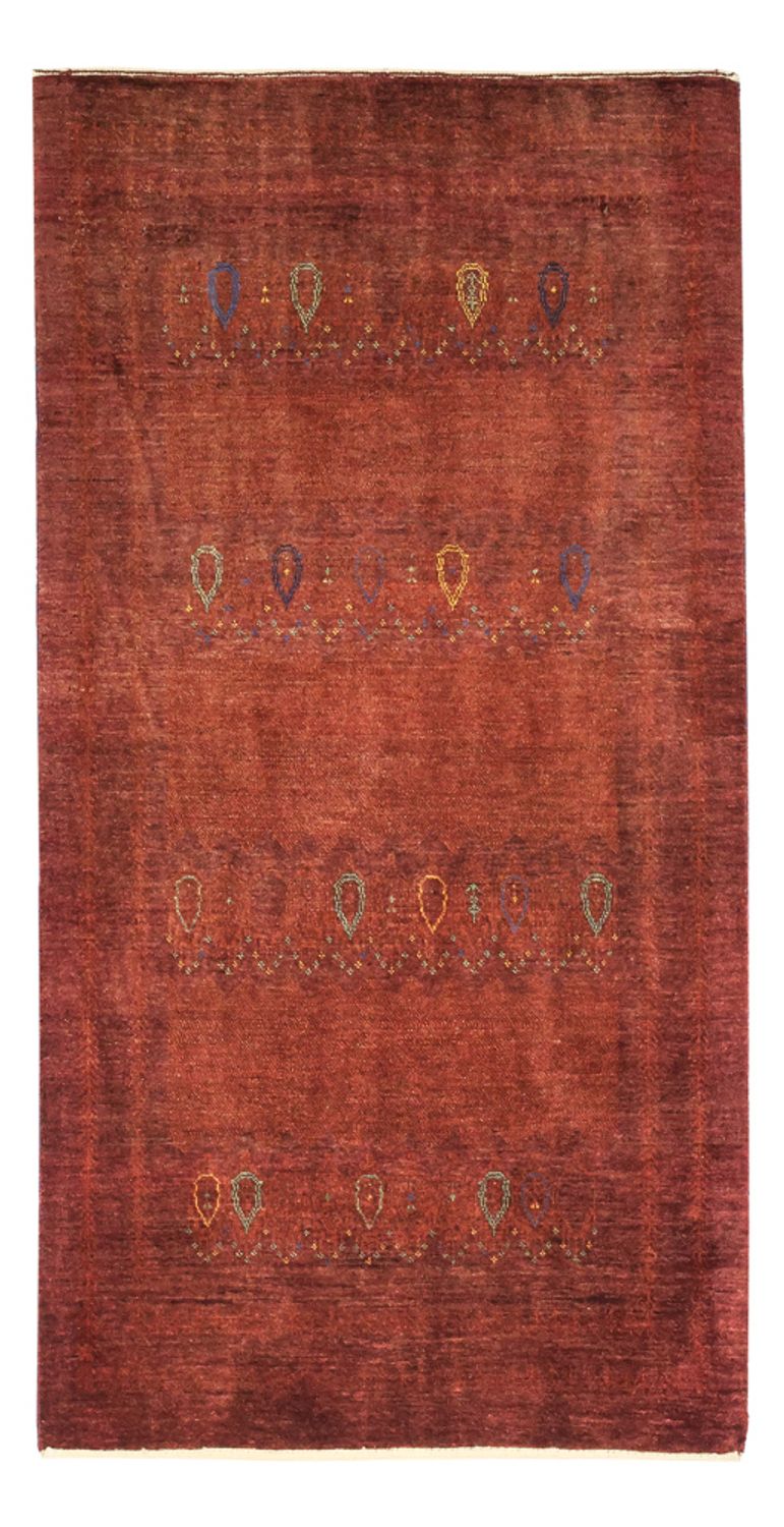 Kaschkuli Teppich 80x155cm - Perserteppich - dunkelrot