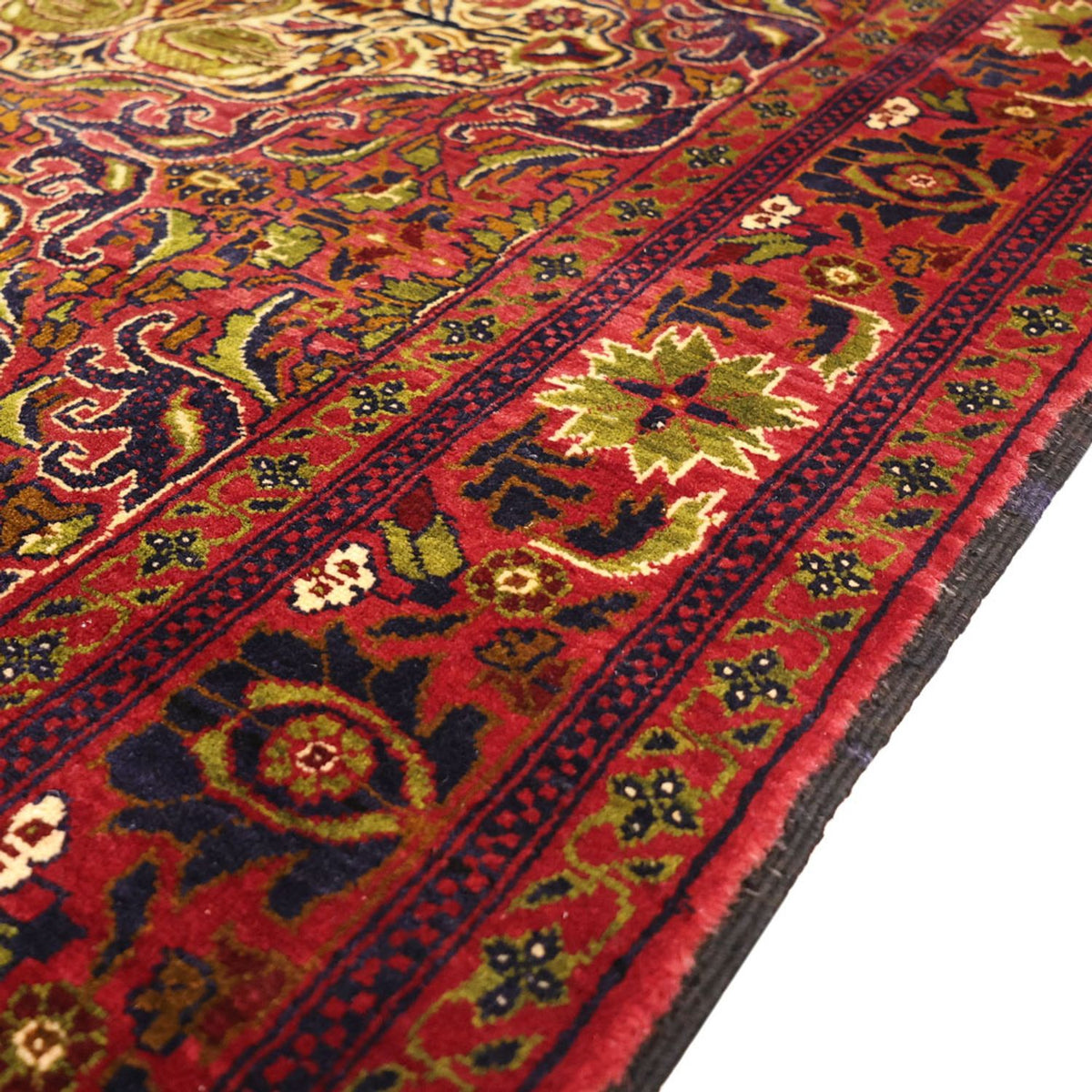 Belutsch Teppich 128x223cm - Orientteppich - dunkelrot