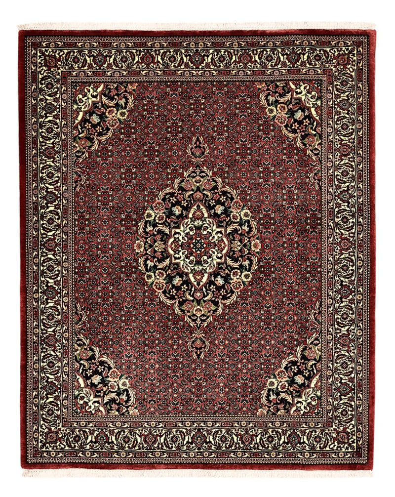 Bidjar Teppich 153x194cm - Perserteppich - dunkelrot