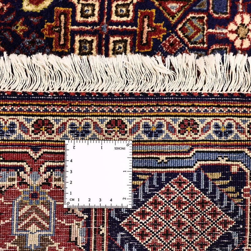 Keshan Teppich 143x211cm - Perserteppich - dunkelblau