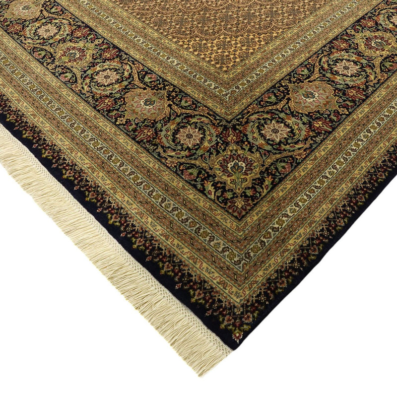 Täbriz - 50 Raj Teppich 251x362cm - Perserteppich - dunkelbeige