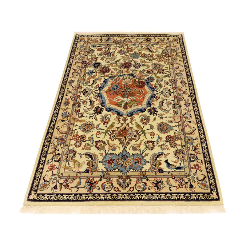 Isfahan Teppich 100x156cm - Perserteppich - beige