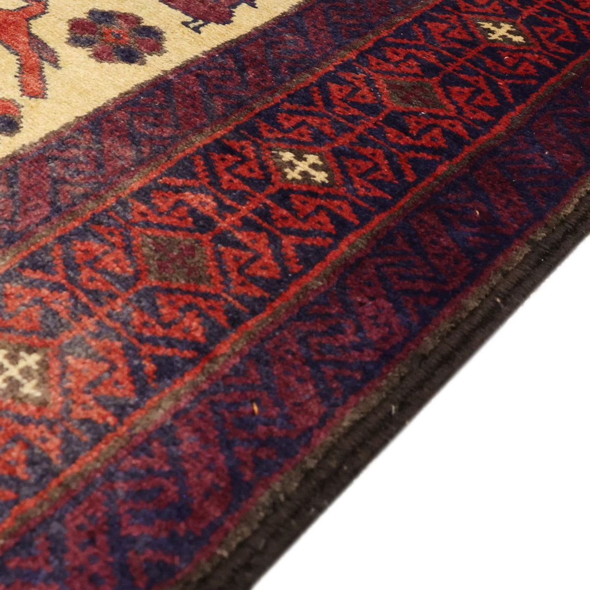 Belutsch Teppich 97x212cm - Orientteppich - hellgrün