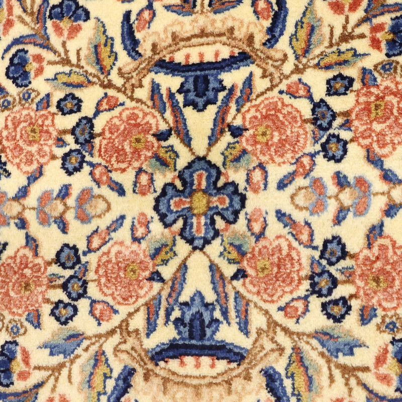 Kerman Teppich 97x144cm - Perserteppich - beige