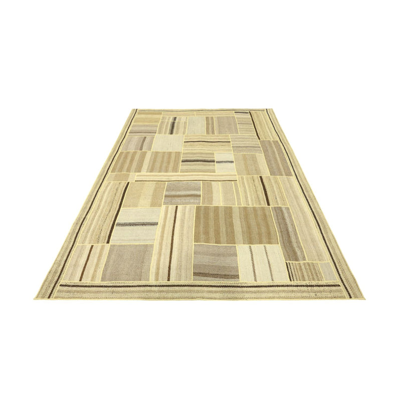 Kelim Fars Teppich 172x234cm - dunkelbeige
