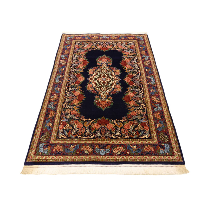Sarough Teppich 105x159cm - Perserteppich - dunkelblau