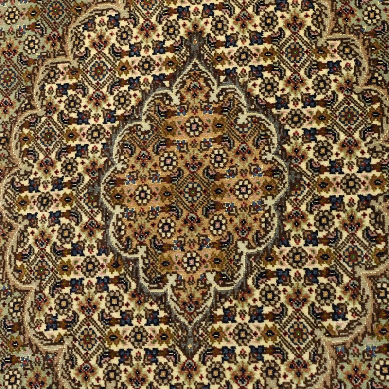 Täbriz - 50 Raj Teppich 100x151cm - Perserteppich - olivgrün