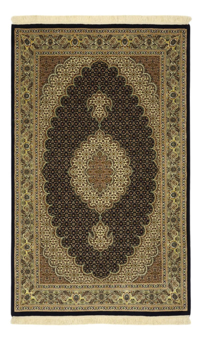 Täbriz - 50 Raj Teppich 98x159cm - Perserteppich - dunkelbeige