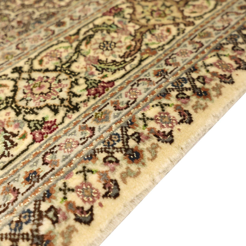 Täbriz - 50 Raj Teppich 103x152cm - Perserteppich - olivgrün