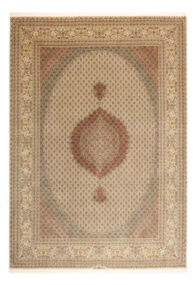 Täbriz - 50 Raj Teppich 248x348cm - Perserteppich - hellbeige