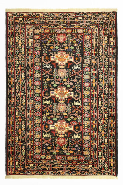 Belutsch Teppich 104x153cm - Orientteppich - dunkelbeige