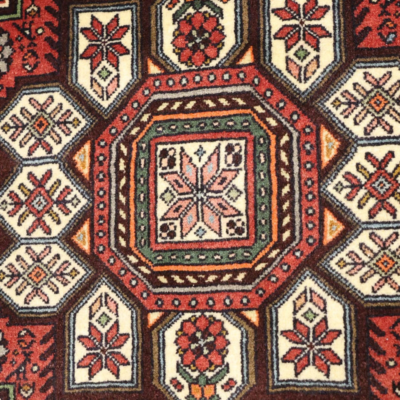 Gholtogh Teppich 103x145cm - Perserteppich - dunkelrot