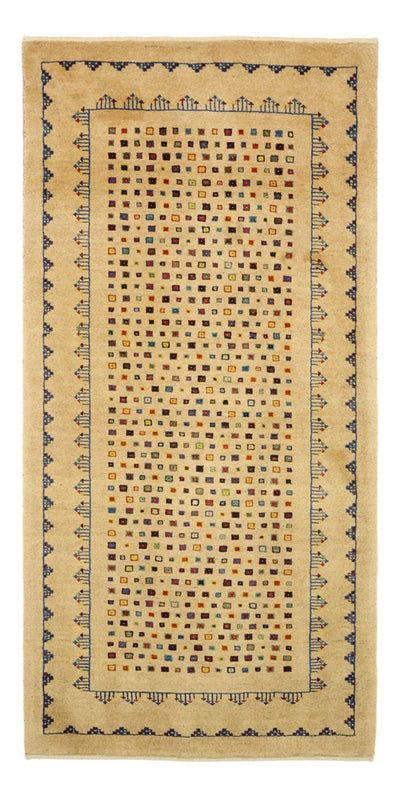 Loribaft Teppich Perser 79x164cm - Orientteppich - gold