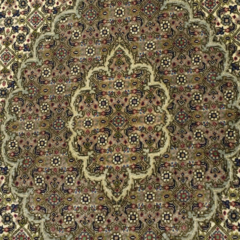 Täbriz - 50 Raj Teppich 105x148cm - Perserteppich - sand