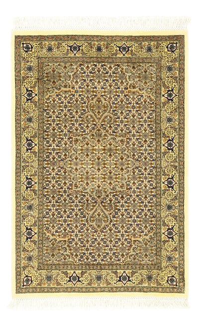 Täbriz - 50 Raj Teppich 60x92cm - Perserteppich - olivgrün