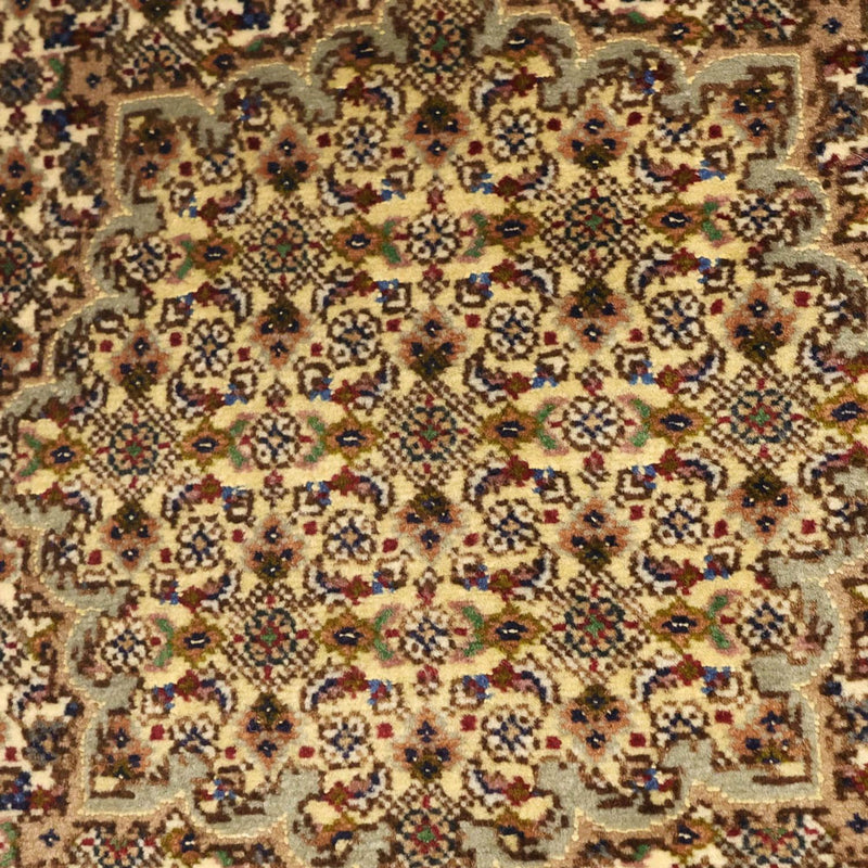Täbriz - 50 Raj Teppich 60x92cm - Perserteppich - olivgrün