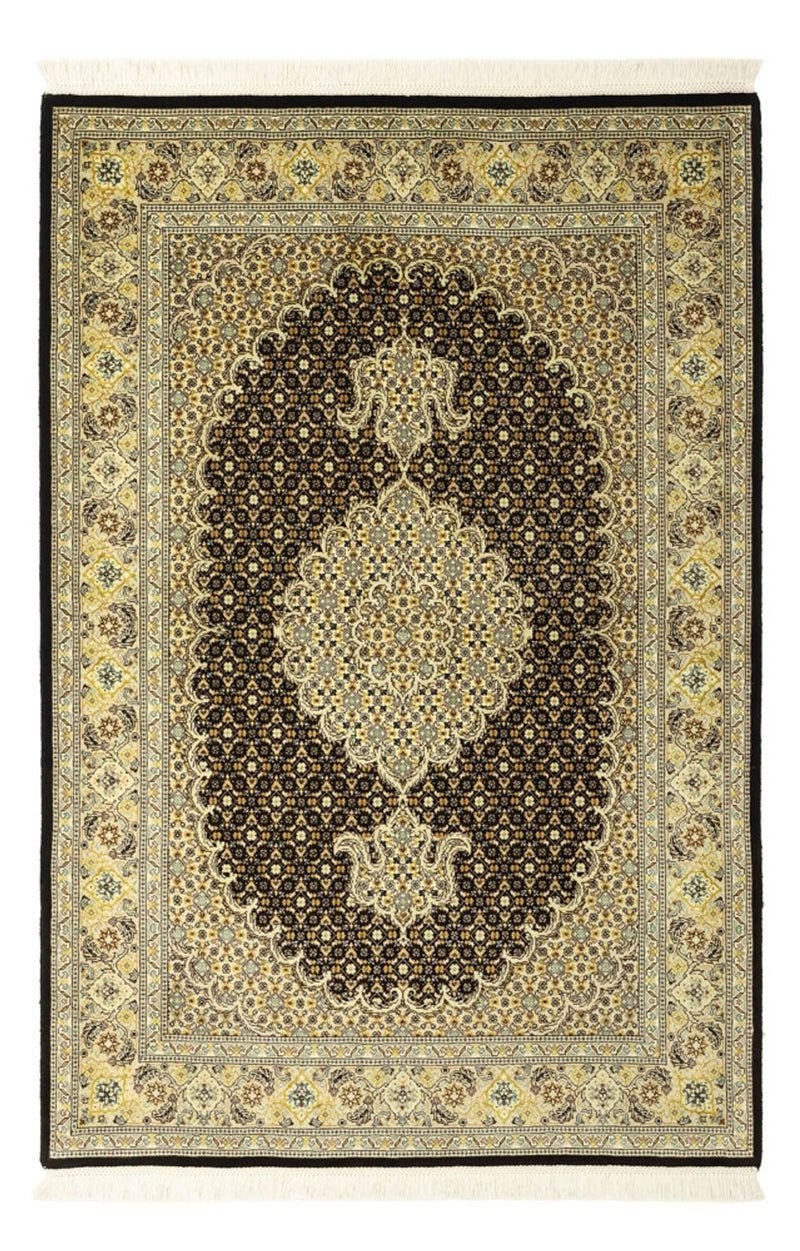 Täbriz - 50 Raj Teppich 100x148cm - Perserteppich - olivgrün