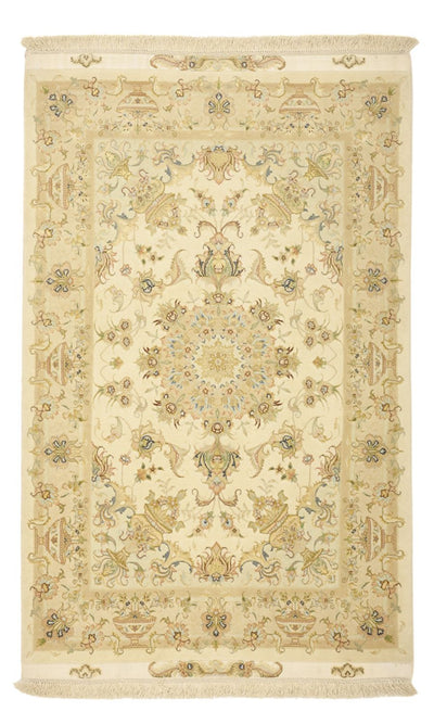 Täbriz - 60 Raj Teppich 98x159cm - Perserteppich - beige