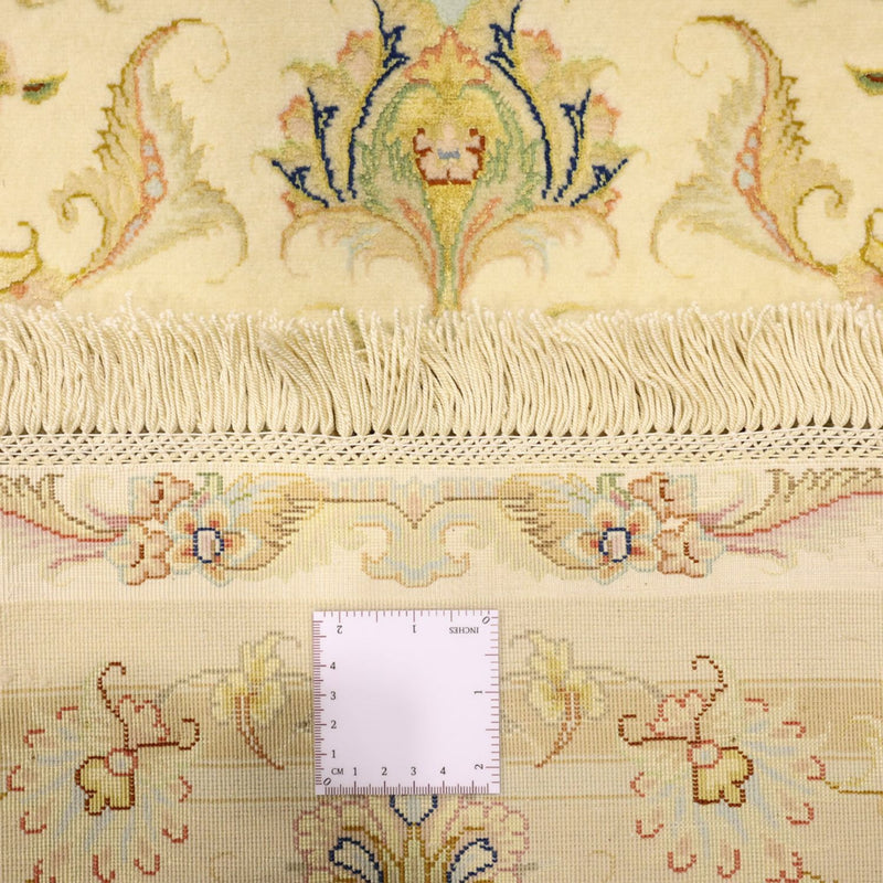 Täbriz - 60 Raj Teppich 98x159cm - Perserteppich - beige