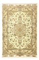 Täbriz - 60 Raj Teppich 145x206cm - Perserteppich - beige