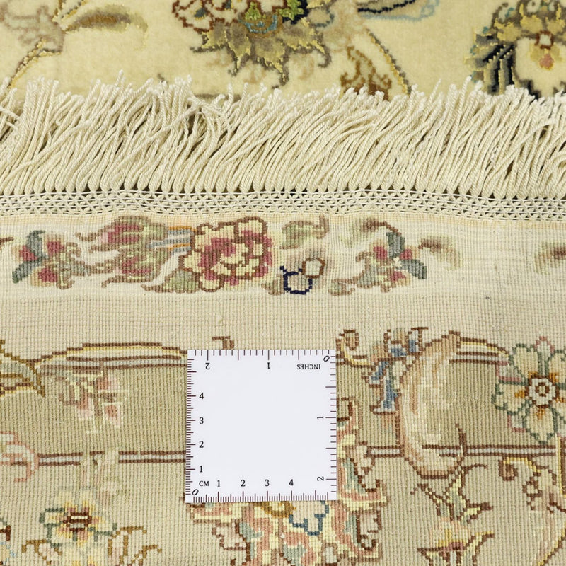 Täbriz - 60 Raj Teppich 145x206cm - Perserteppich - beige