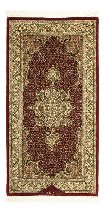 Täbriz - 50 Raj Teppich 57x111cm - Perserteppich - dunkelbeige