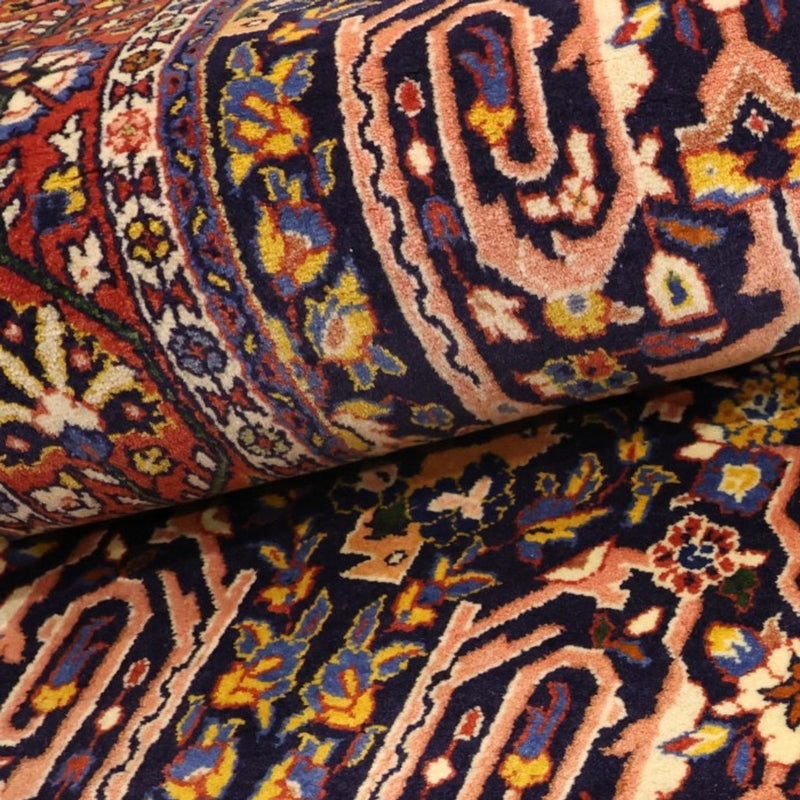 Sarough Teppich 104x158cm - Perserteppich - dunkelrot