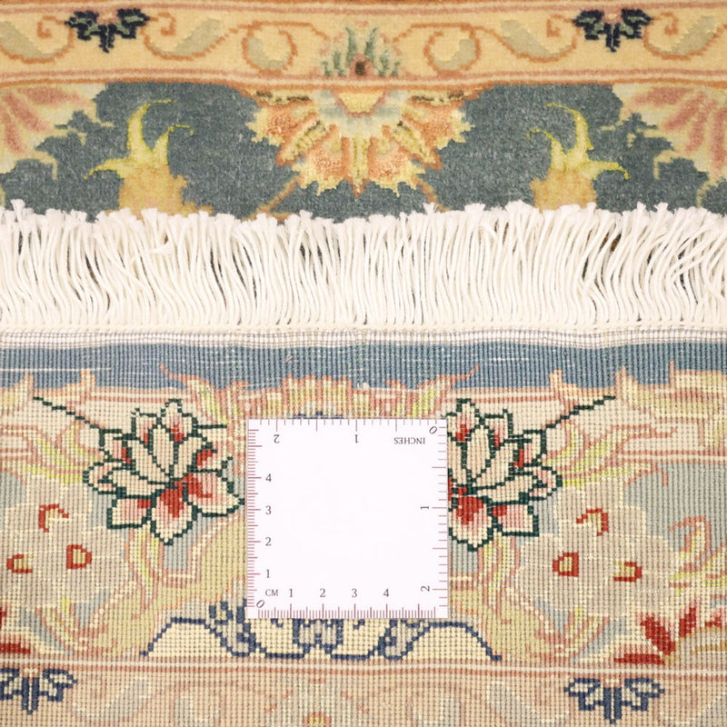 Täbriz - 50 Raj Teppich 81x118cm - Perserteppich - hellblau