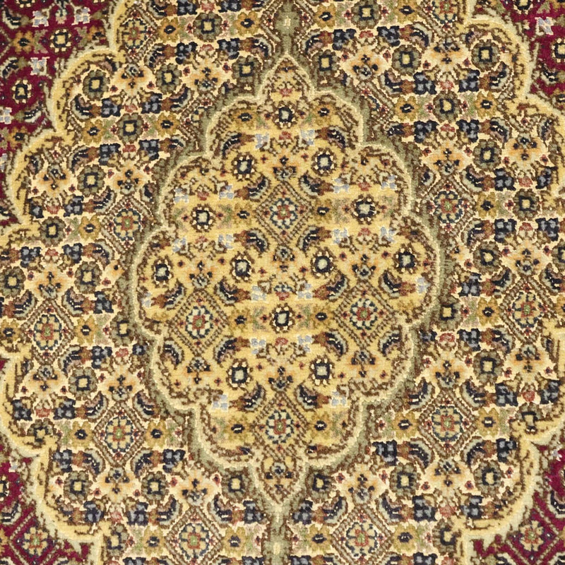 Täbriz - 50 Raj Teppich 99x149cm - Perserteppich - rot