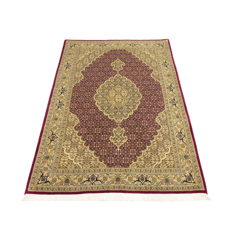 Täbriz - 50 Raj Teppich 99x149cm - Perserteppich - rot